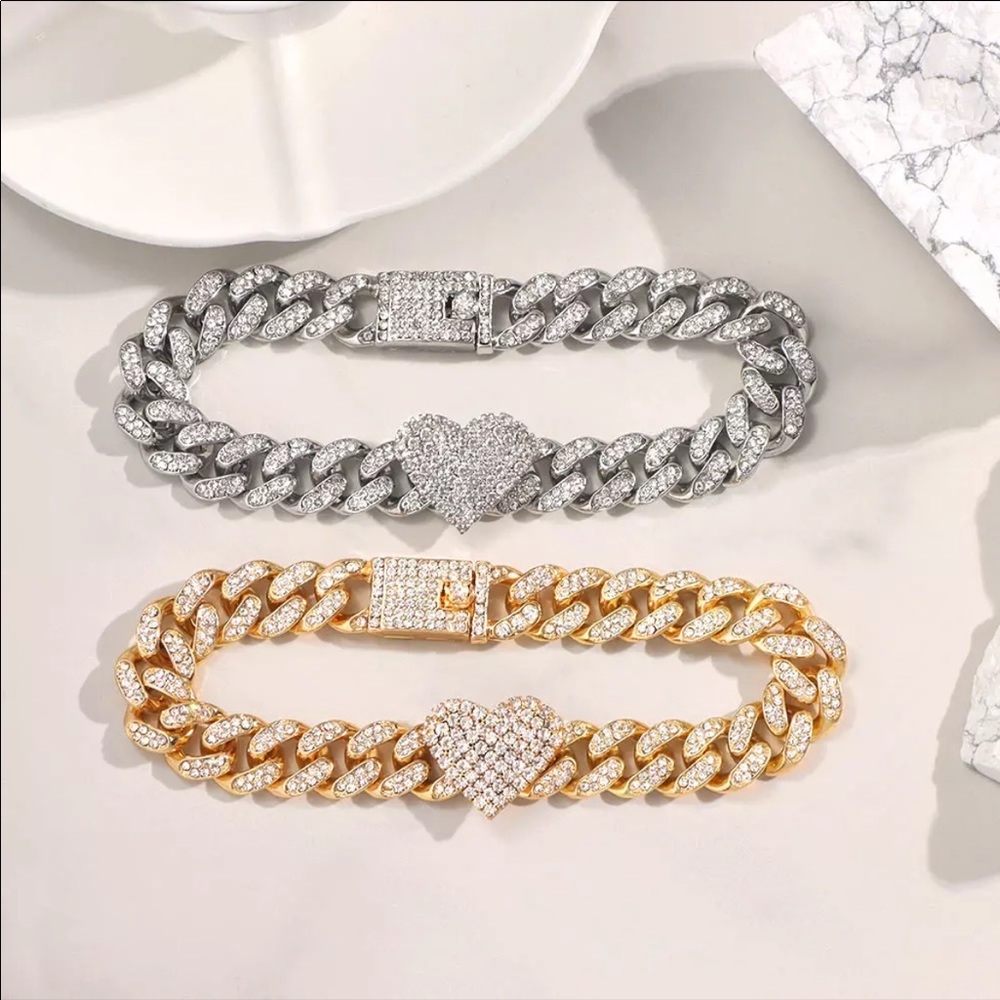 Heart Hip Hop Ankle Bracelet